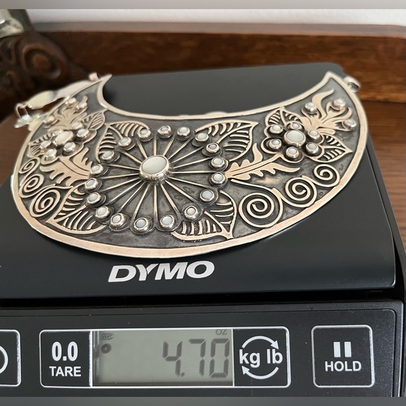 Stunning Sterling Silver Necklace. Handcrafted in Mexican *950* Silver! - Picture 8 of 10